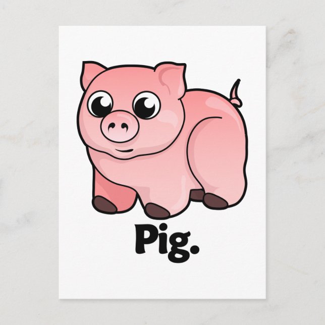 Pig Pig. Postcard (Front)