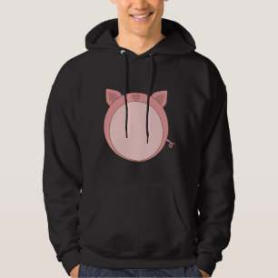 Pig Piglet Piglet Pink Funny Spherical Hoodie