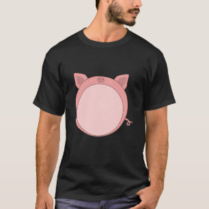 Pig Piglet Piglet Pink Funny Spherical T-Shirt
