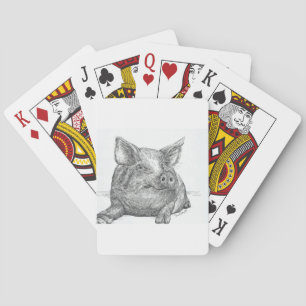 Pig Piglet Playing Cards