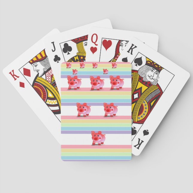 Pig Playing Card Deck (Back)
