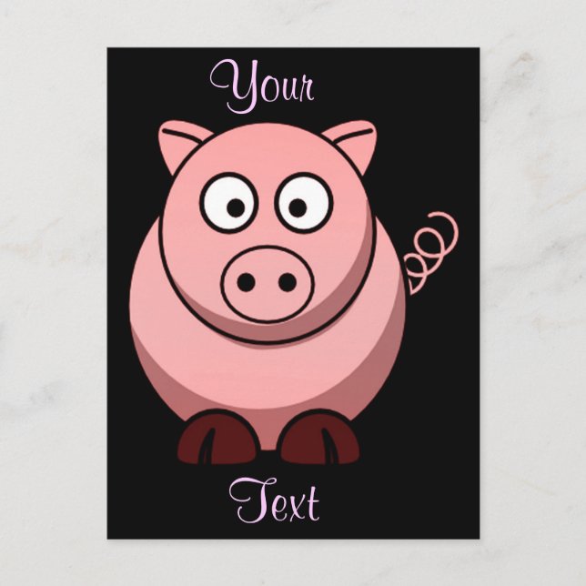 Pig Postcard (Front)