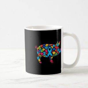 Pig Puzzle Autism Awareness Autistic Womens Mens K Coffee Mug
