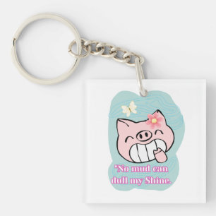 pig quote key ring