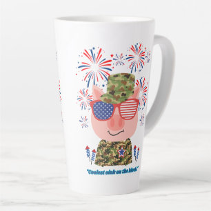pig quote latte mug
