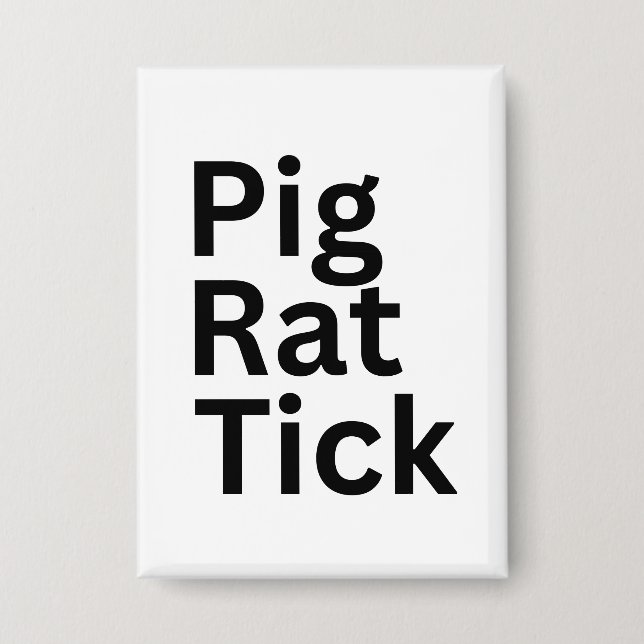 Pig Rat Tick PRT  (Front)