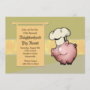 Pig Roast Invitation