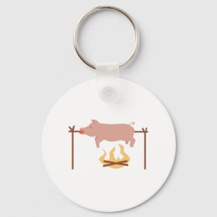 Pig Roast Key Ring