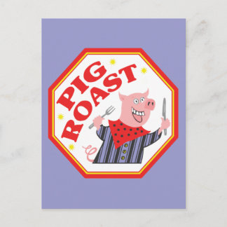 Pig Roast Postcard