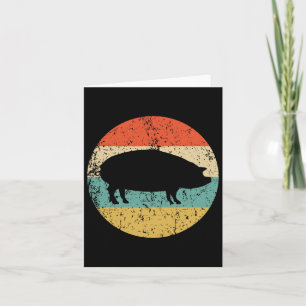 Pig Roast Retro Style Bbq Cookout Card
