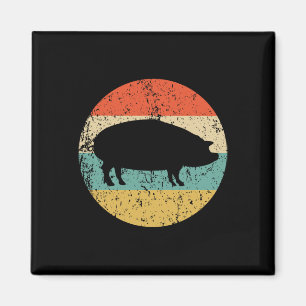 Pig Roast Retro Style Bbq Cookout Magnet