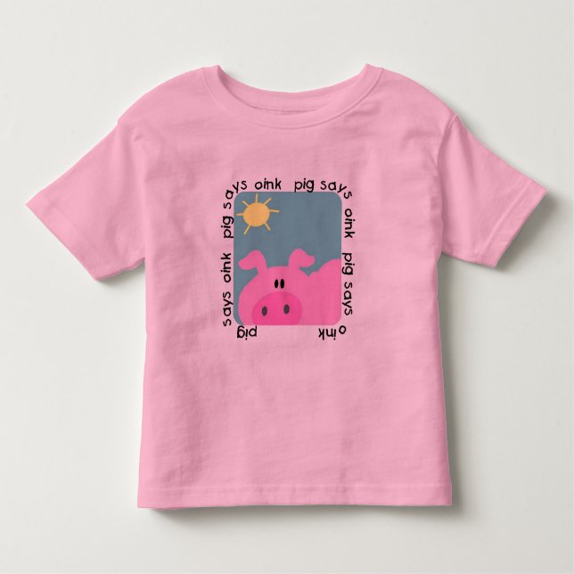 Pig Says Oink T-shirts and Gifts (Front)