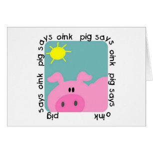 Pig Says Oink T-shirts and Gifts