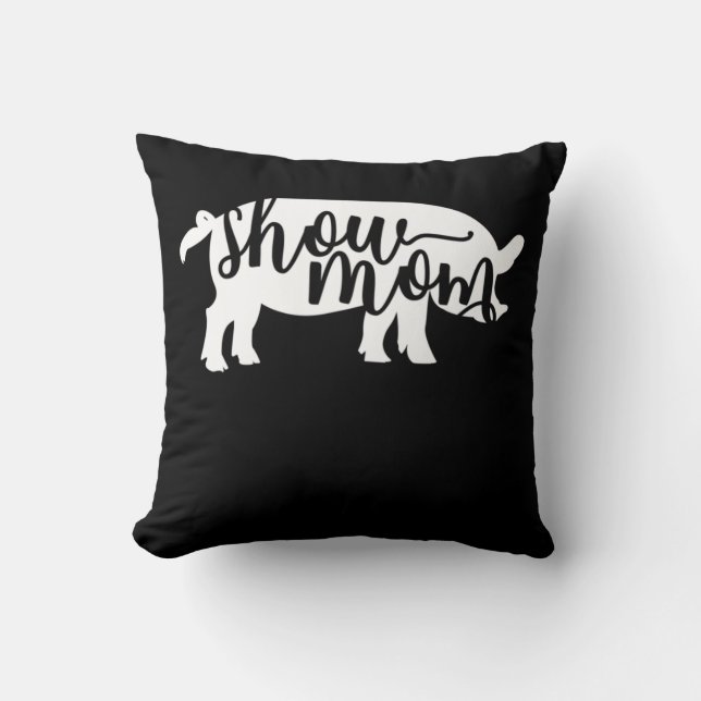 Pig Show Mum  Cushion (Front)