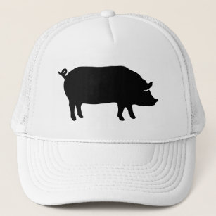 Pig Silhouette Trucker Hat