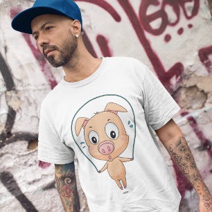 Pig Skipping T-Shirt