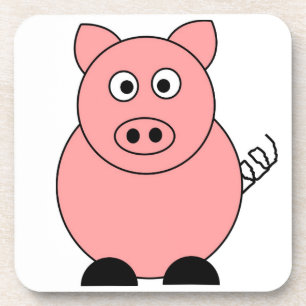 Pig Square Coaster