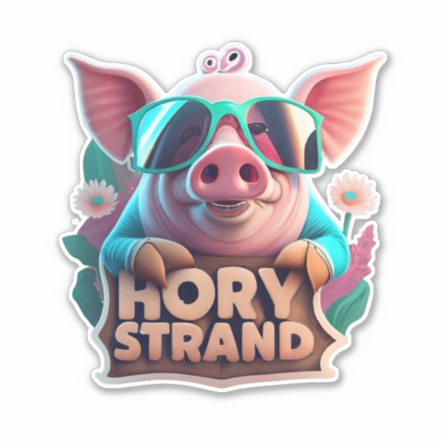 Pig Stickers A World of Sticker Possibilities (Front)