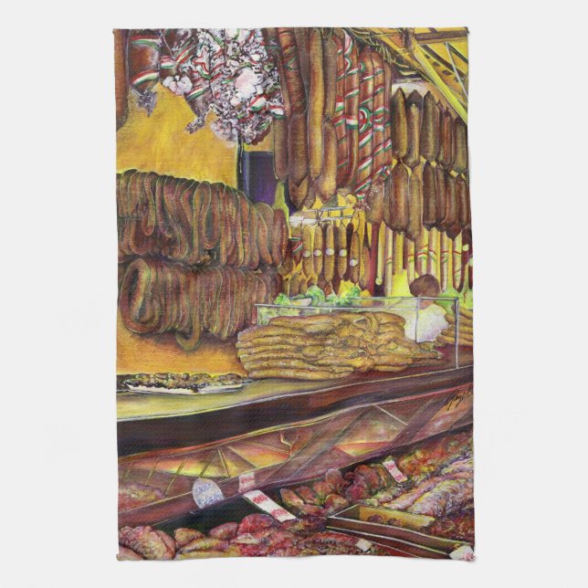 Pig Tea Towel (Vertical)