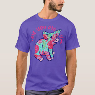 pig time Funny Flower Pig apparel Premium  T-Shirt