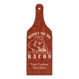PIG TO BACON custom colour cutting board