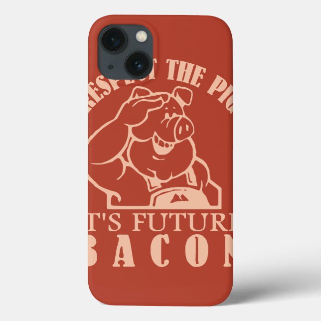 PIG TO BACON custom colour iPad case (Back)