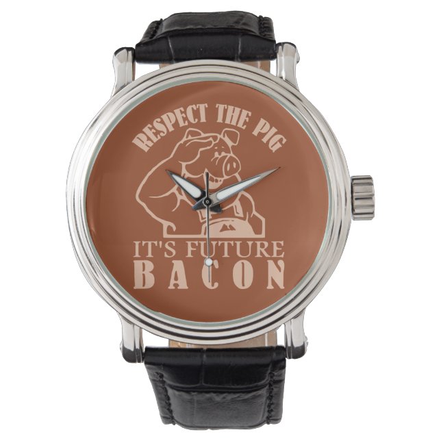 PIG TO BACON custom watches (Front)