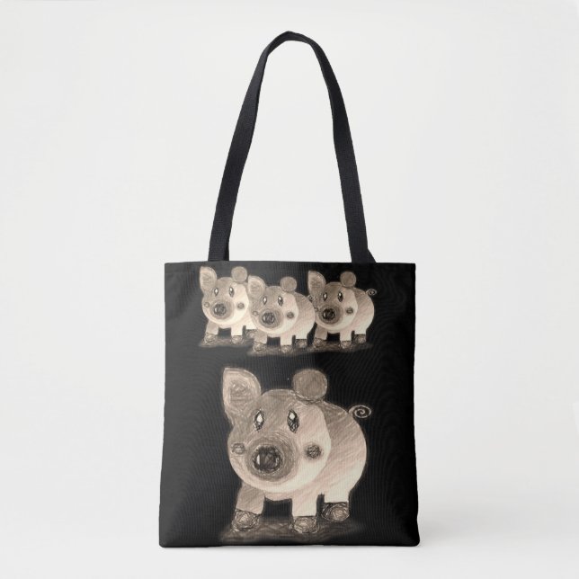 Pig tote bag (Front)