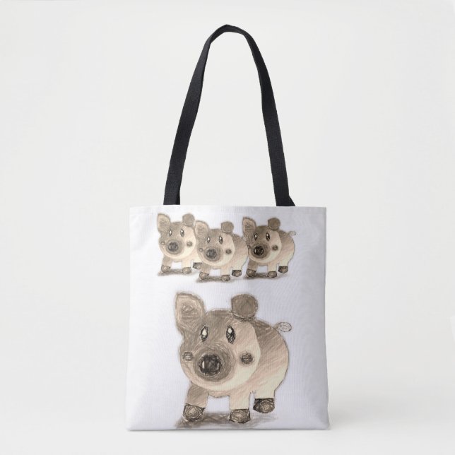 Pig tote bag (Front)