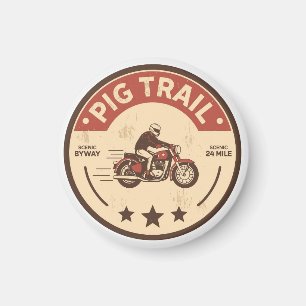 Pig Trail Scenic Byway arkansas motorcycle gifts Magnet