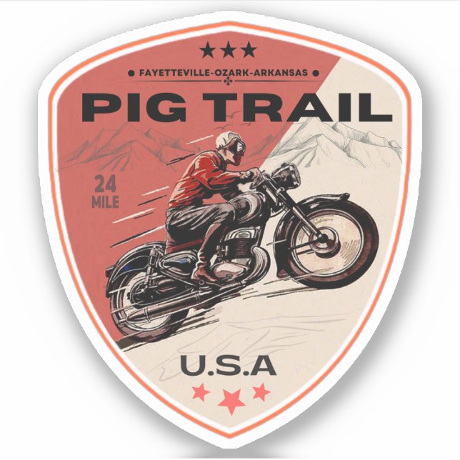 Pig Trail Scenic Byway arkansas motorcycle ride (Front)