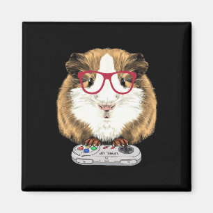 Pig Video Game Wildlife Animal Guinea Pig Gamers 1 Magnet