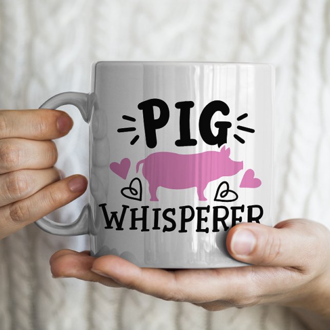 Pig Whisperer funny pig Coffee Mug (Creator Uploaded)