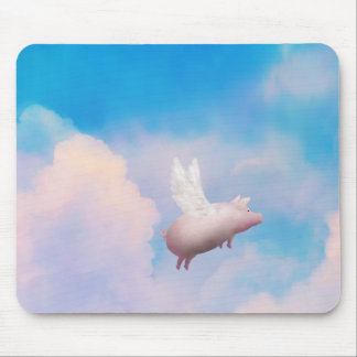 pig with wings mousepad