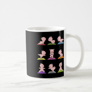 Pig Yoga Funny Piglets In Yoga Poses Sports Tee Coffee Mug