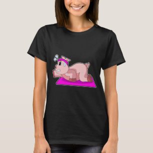 Pig Yoga Gymnastics T-Shirt