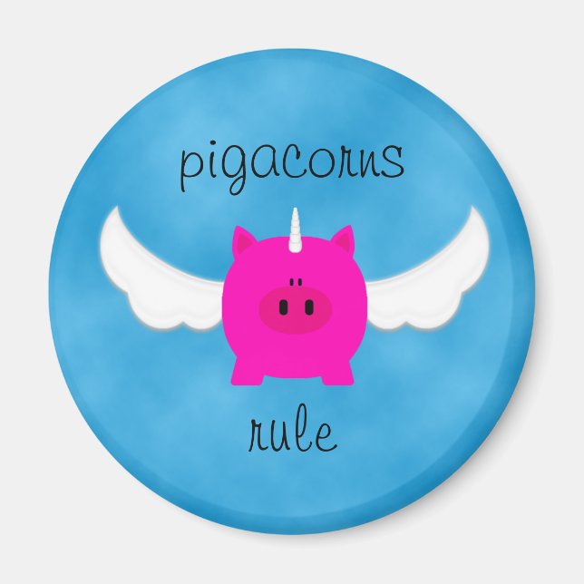 Pigacorns Rule Magnet (Front)