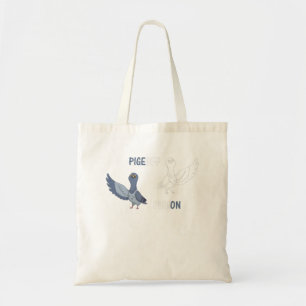 Pigeoff Pigeon funny Tote Bag