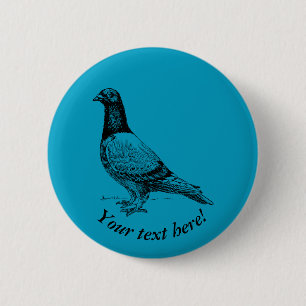 Pigeon 6 Cm Round Badge