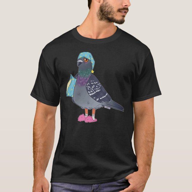 pigeon beautiful T-Shirt (Front)