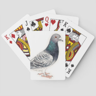 Pigeon Bird Art Playing Cards