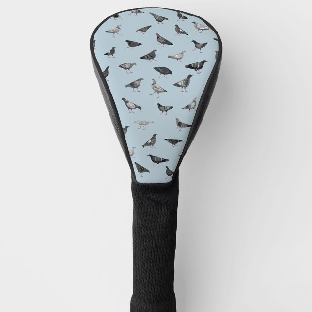 Pigeon Bird Pattern Golf Head Cover (Fun pigeon bird pattern golf head cover)