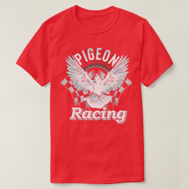 pigeon bird racing 4 T-Shirt (Design Front)