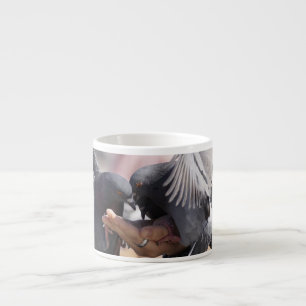 Pigeon Birds Colourful Wings Photo For Bird Lovers Espresso Cup