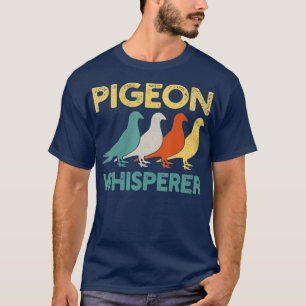 Pigeon Birdwatcher Birder Retro Vintage T-Shirt