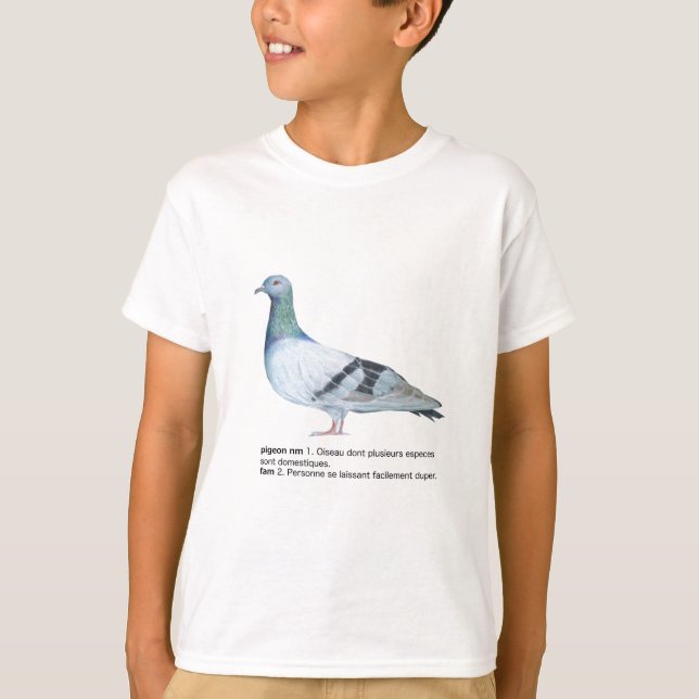 Pigeon by NuancesdePigeon Tee-shirts T-Shirt (Front)