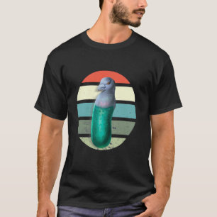 Pigeon cucumber humorous animal lover vegan humor T-Shirt