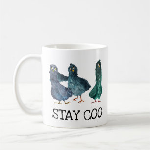 Pigeon Cute Stay Coo Bird Lover  Coffee Mug