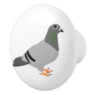 Pigeon Design Ceramic Knob