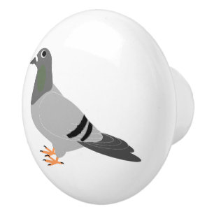 Pigeon Design Ceramic Knob
